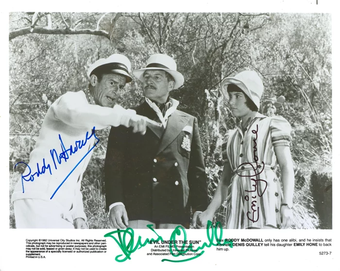 Evil Under The Sun autograph