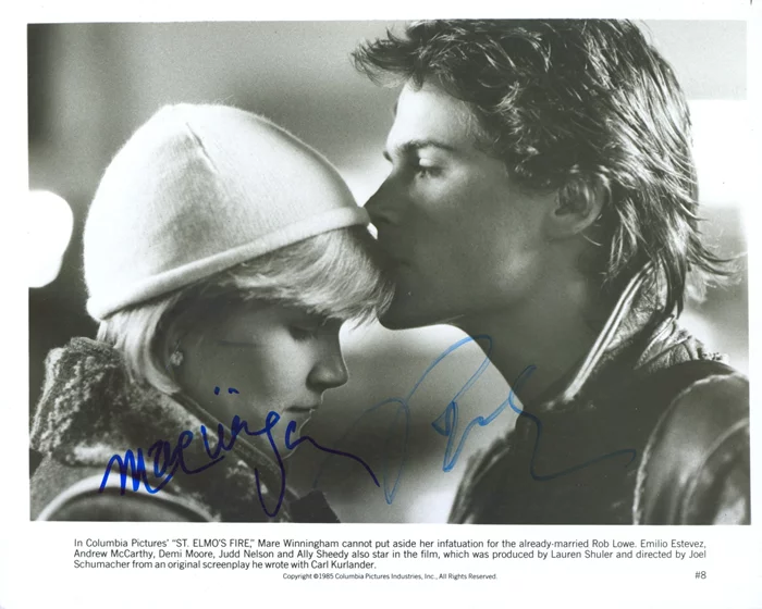 St. Elmo's Fire autograph