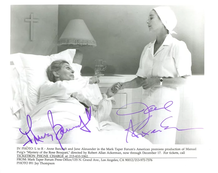 Mystery of The Rose Bouquet autograph