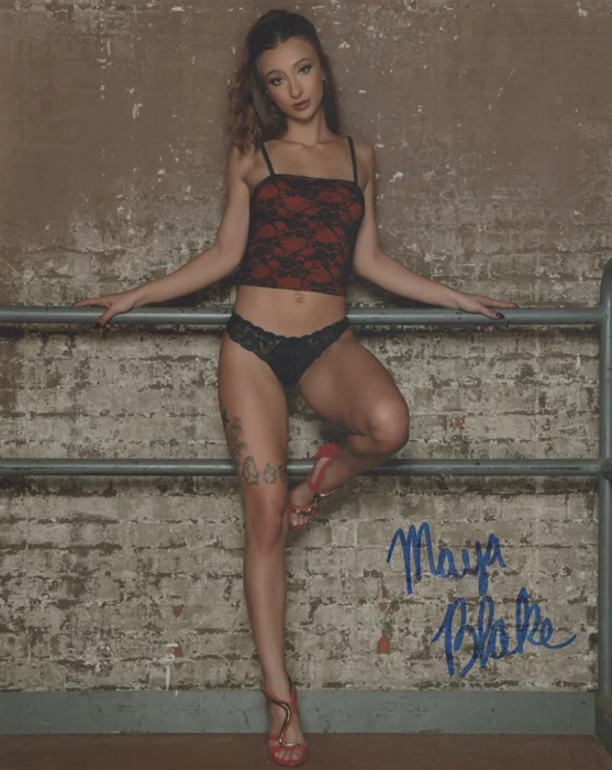 Maya Blake autograph