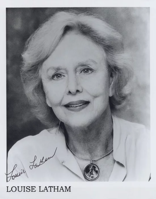 Louise Latham autograph