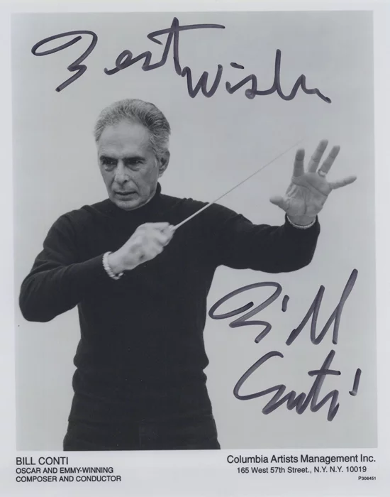 Bill Conti autograph