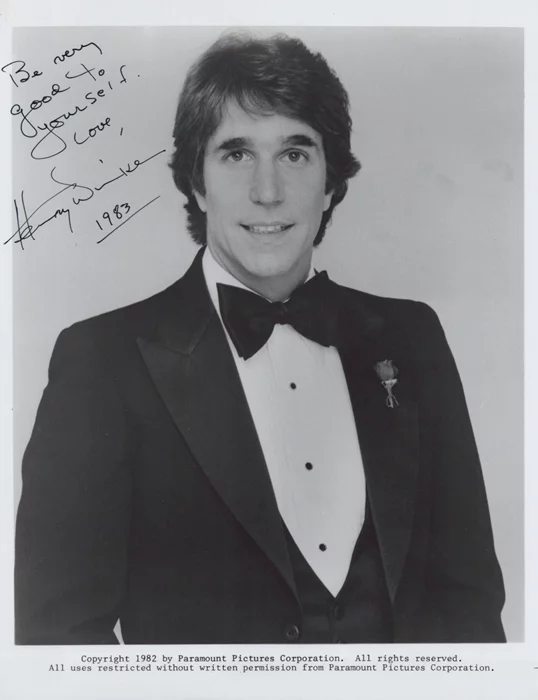 Henry Winkler autograph