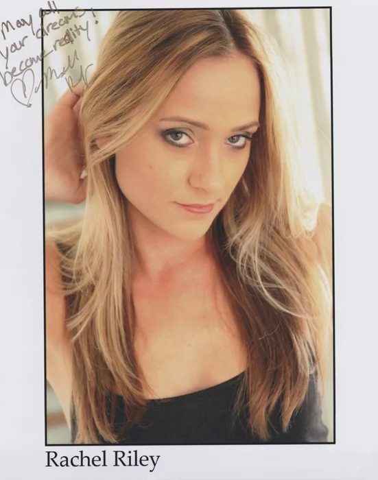 Rachel Riley autograph