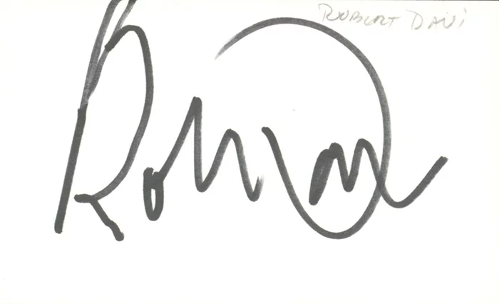 Robert Davi autograph