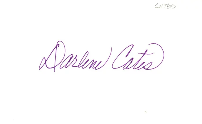 Darlene Cates autograph