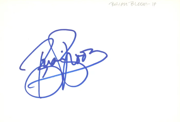 Brian Bloom autograph