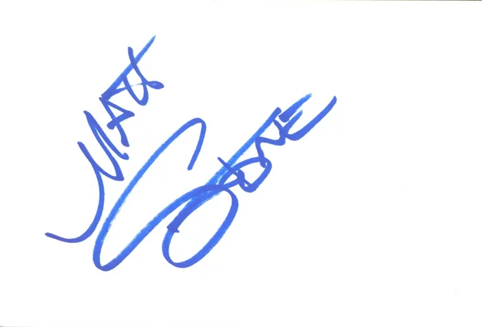Matt Stone autograph