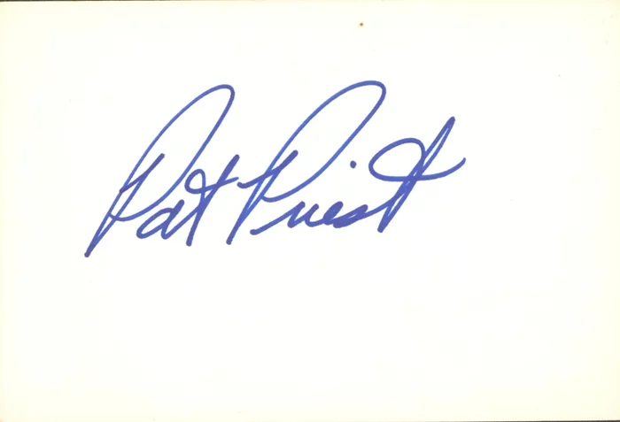 Pat Priest autograph