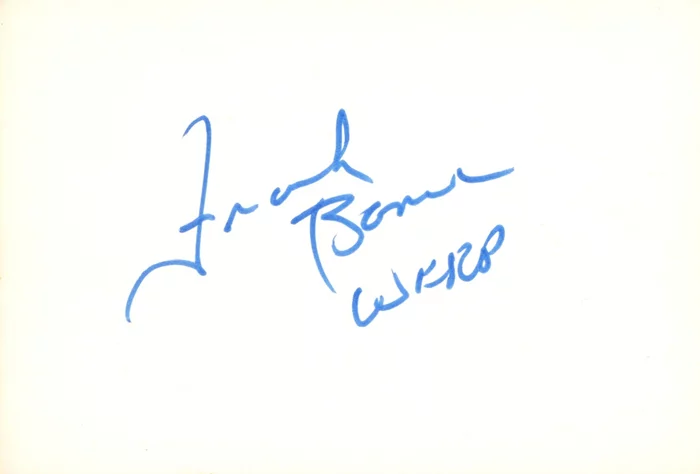 Frank Bonner autograph