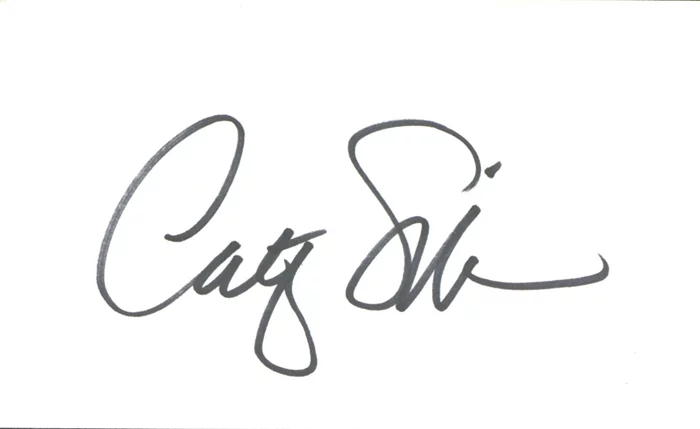 Cathy Silvers autograph