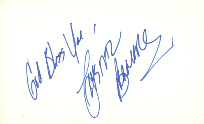 Crystal Bernard autograph