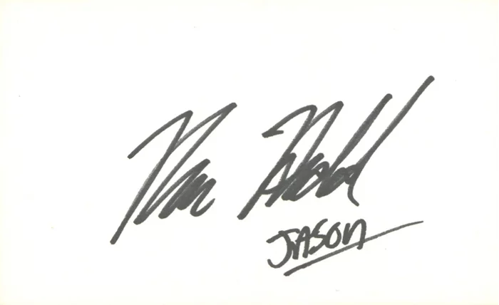 Kane Hodder autograph