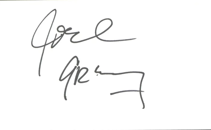 Joel Grey autograph