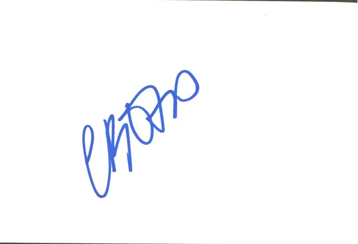 Carre Otis autograph