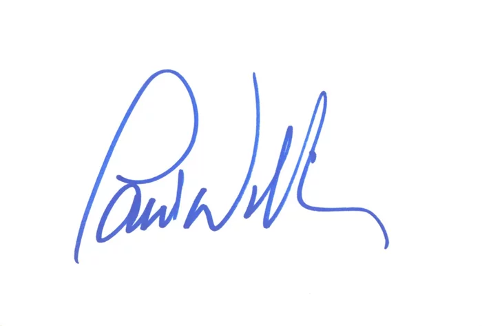 Paul Williams autograph