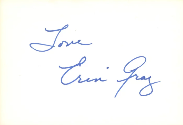 Erin Gray autograph