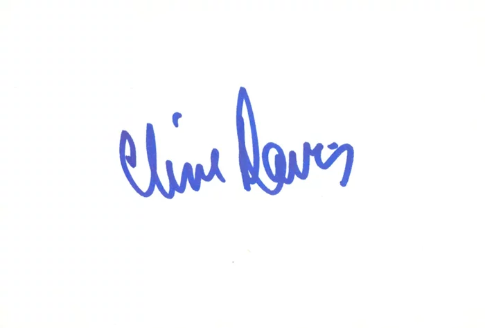 Clive Davis autograph