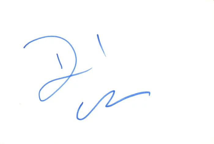 David Caruso autograph