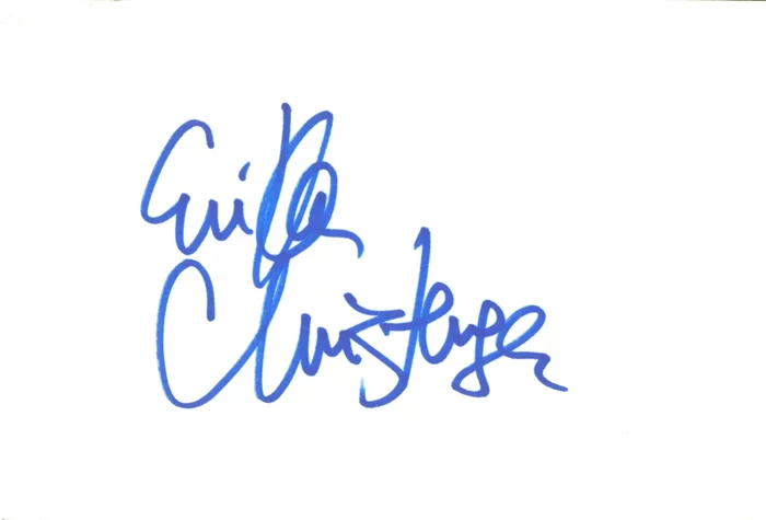 Erika Christensen autograph