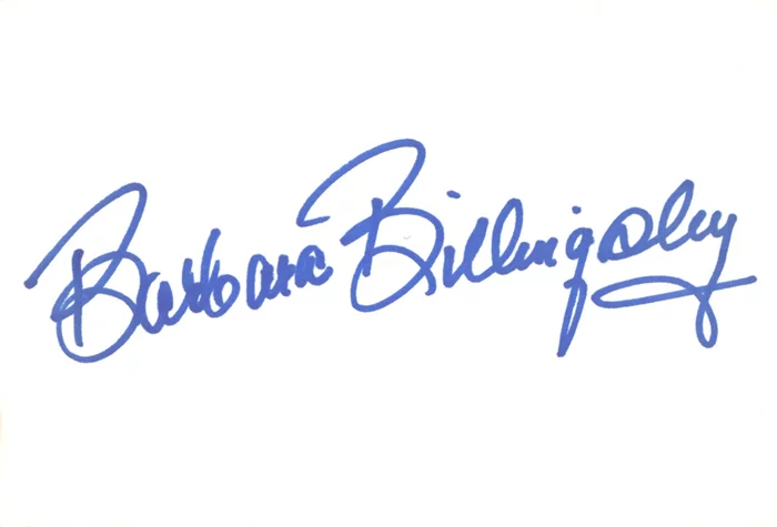 Barbara Billingsley autograph