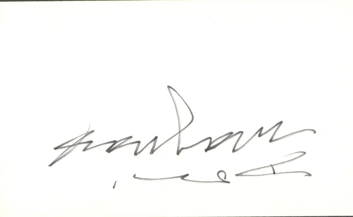 Don Maynard autograph