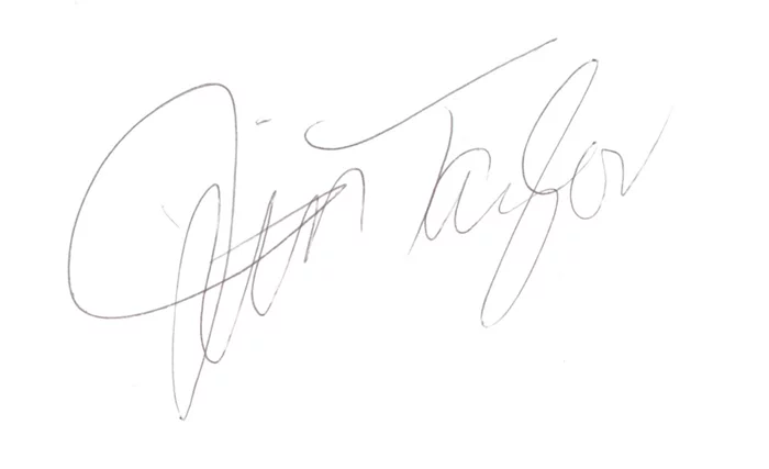 Jim Taylor autograph