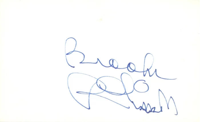 Brooks Robinson autograph