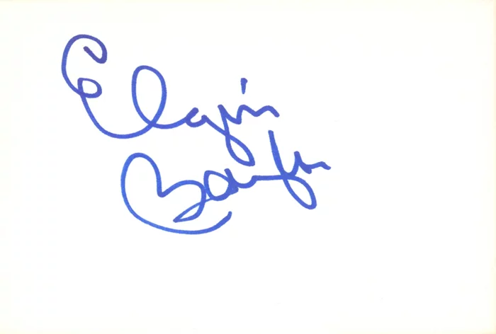 Elgin Baylor autograph