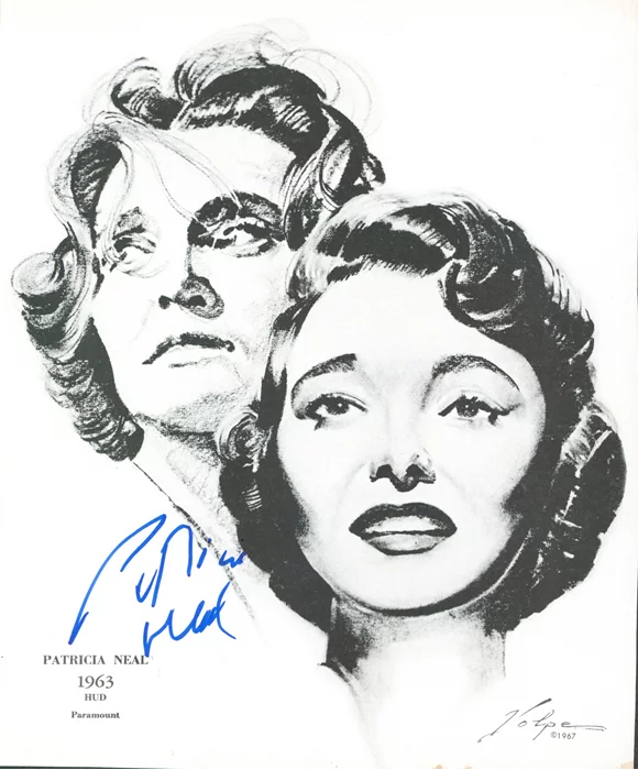 Patricia Neal autograph