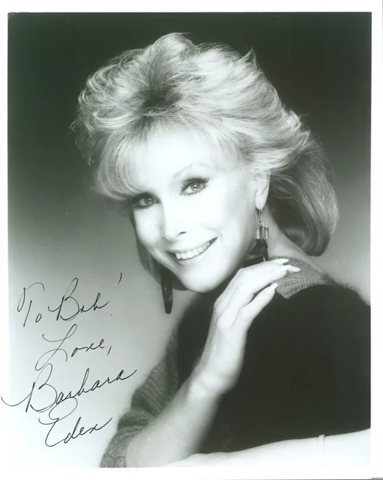 Barbara Eden autograph