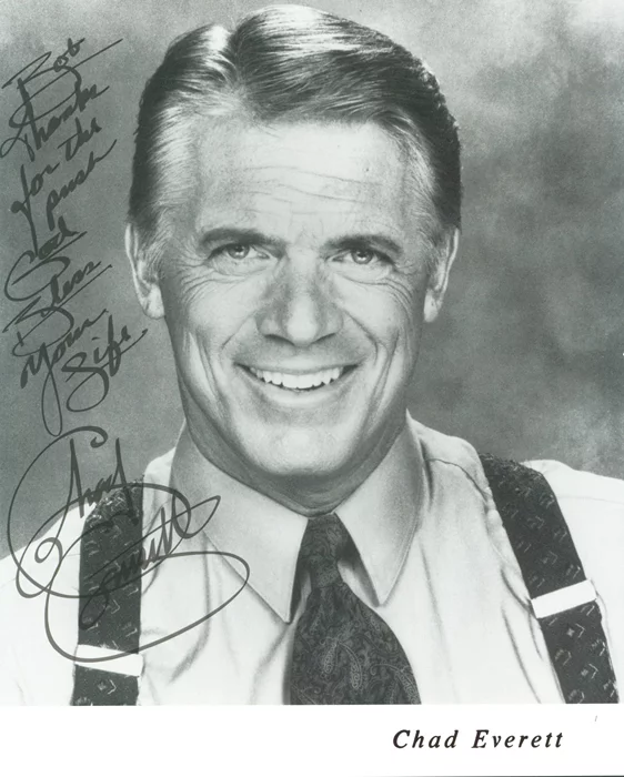 Chad Everett autograph