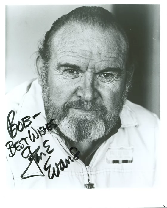 Gene Evans autograph