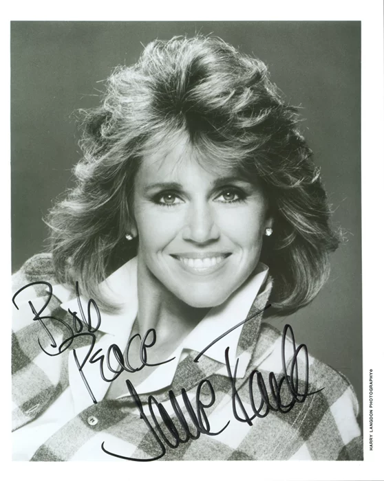 Jane Fonda autograph