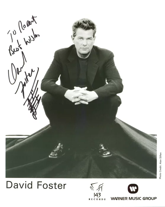 David Foster autograph