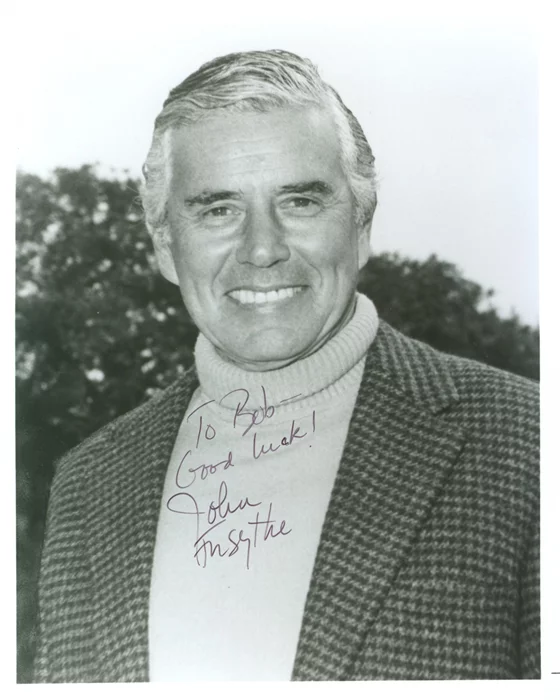 John Forsythe autograph