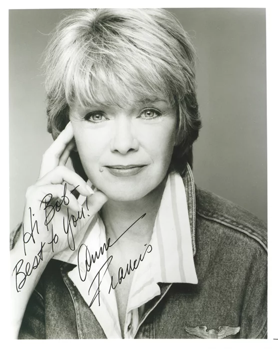 Anne Francis autograph