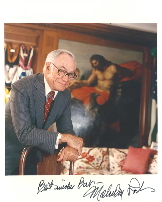 Malcolm Forbes autograph