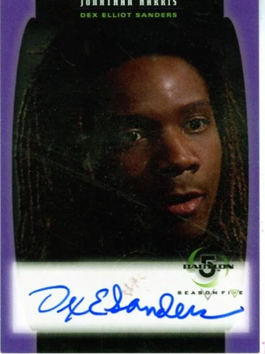Dex Elliot Sanders autograph