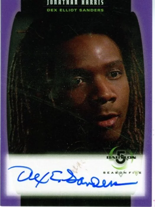 Dex Elliot Sanders autograph