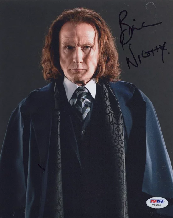 Bill Nighy autograph