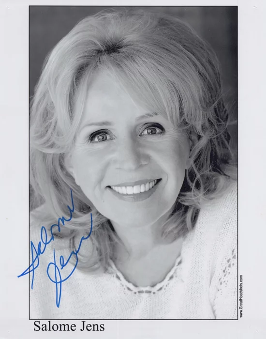 Salome Jens autograph