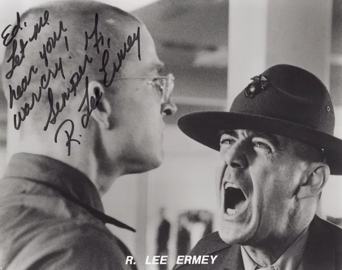 R. Lee Ermey autograph