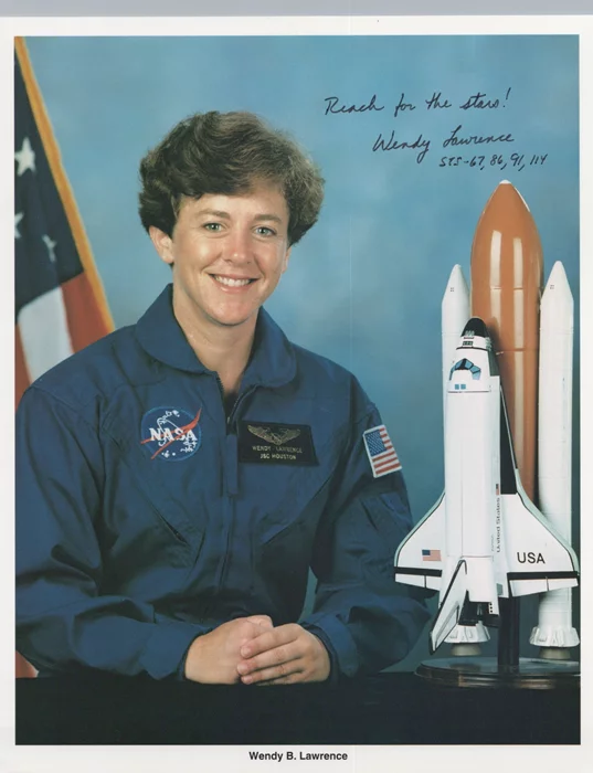 Wendy B. Lawrence autograph