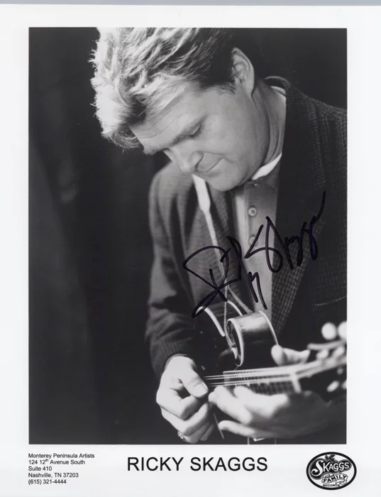 Ricky Skaggs autograph