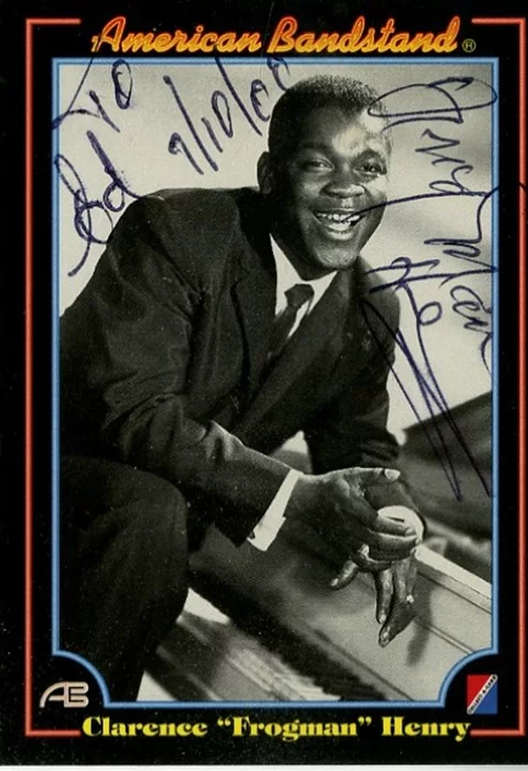 Clarence Frogman Henry autograph