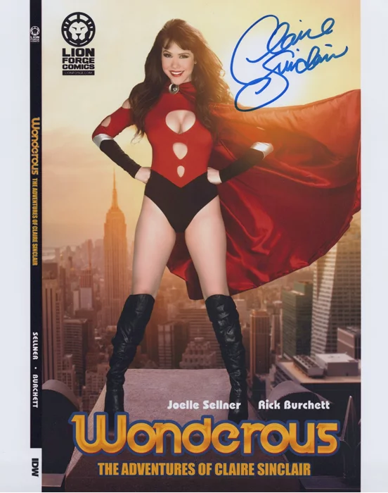 Claire Sinclair autograph