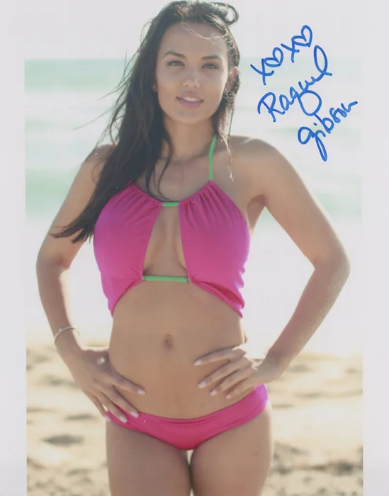 Raquel Gibson autograph