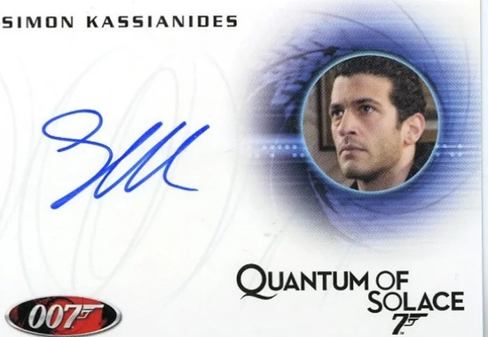 Simon Kassianides autograph