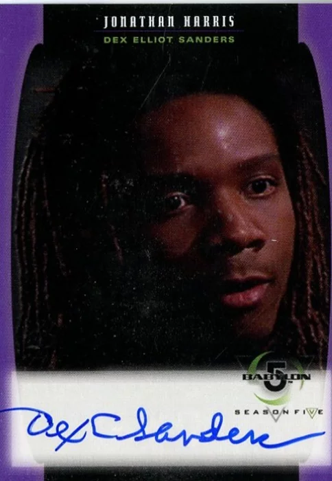 Dex Elliot Sanders autograph